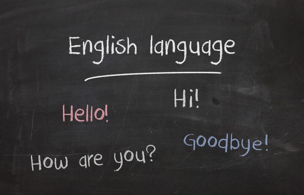 Sprache englisch Tafel Englisch verbessern Tipps und Tricks